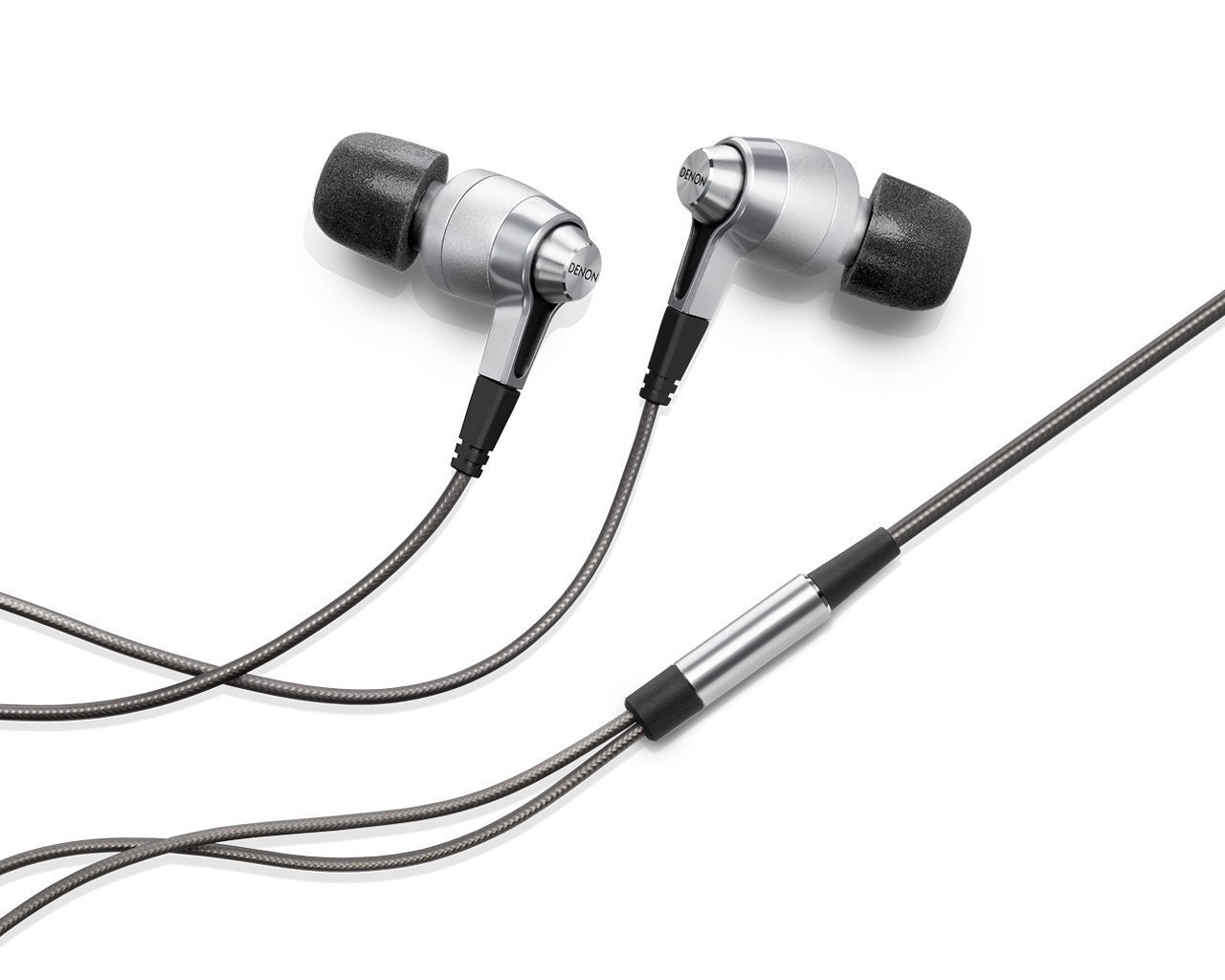 Наушники Denon Canal Type Hi-Res Dynamic Silver AH-C720SREM с новым трекингом