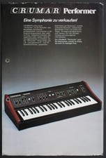 Crumar Performer String-Brass-Synthesizer Brochure (1979)