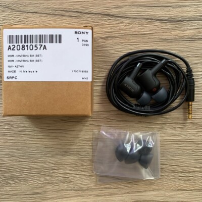 Sony MDR-NW750N Headphones Black Noise Canceling for WALKMAN A20