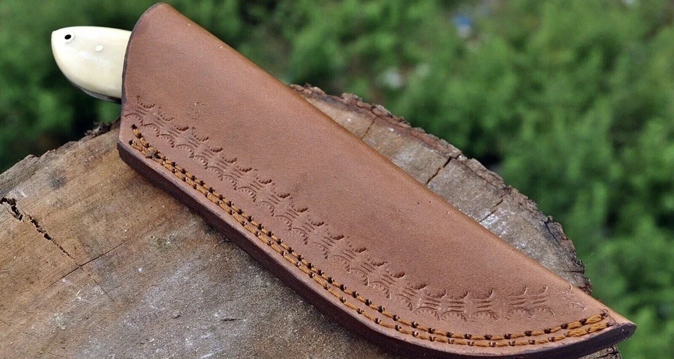 Best Hunting Knife 1095 Acero Alto Carbono Hoja Fija Cuchillo Skinner Supervivencia Foto 3 de 3