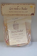 Let  s Make A Basket  Berry Basket Kit By ACP Vintage New Old Stock