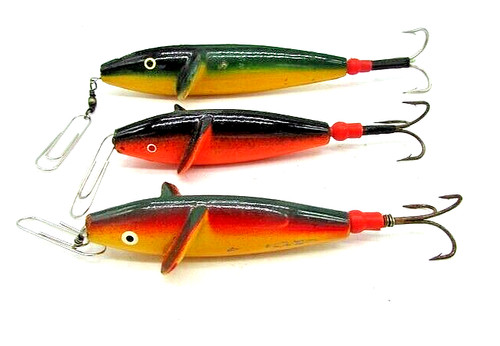 3 Vintage, Devon Minnows, in good used condition, in vintage gift box