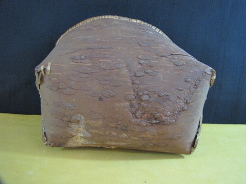 Athabascan Birch Bark Folded Basket for Food & Water Collection & Storage Eskimo - Picture 7 of 12