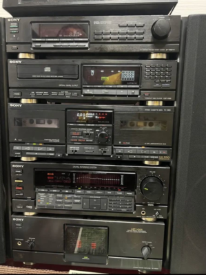 SONY LBT-V925 high-grade mini stereo system With record player