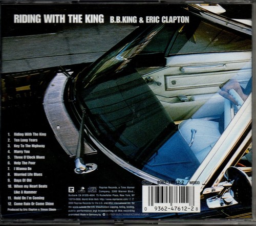 B.B. KING & ERIC CLAPTON - Riding with the king (CD) mit "Key to highway"