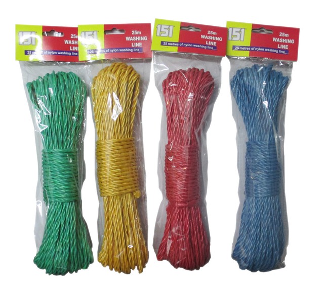 25m Washing Line Strong Durable Nylon Clothes Line for sale online eBay