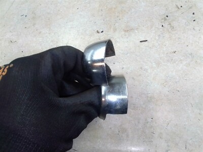 Kawasaki 100 KH KH100 Chrome Fork Covers dented 1976 B-147 ANX | eBay