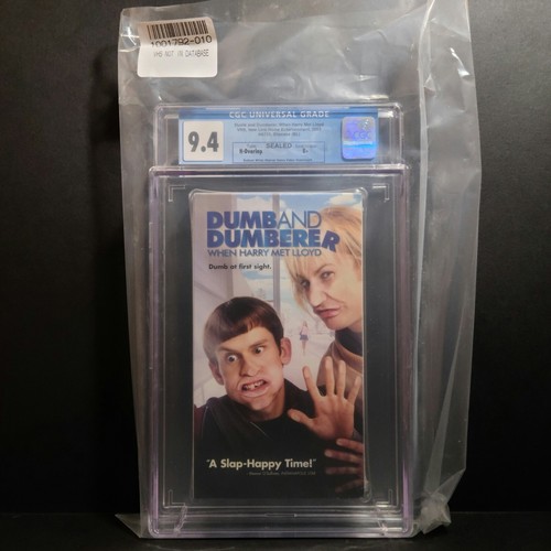 Dumb and Dumberer (2003) CGC Graded VHS 9.4/B+ Factory Sealed! Rare Late Release - Picture 7 of 7