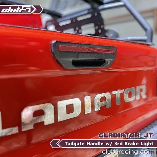 Tailgate Handle w/ 3rd Brake Light for SCX10 III JT Gladiator ( 6V LED included - Picture 4 of 7