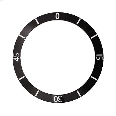 CERAMIC BLACK OR WHITE 36MM 38MM WATCH BEZEL FITS CHANNEL J12 38MM 40MM WATCH