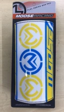 New MOOSE FLEX SERIES HANDLEBAR PAD Cyan Yellow 1 1/8th Fat Bar YZF CRF KXF RMZ