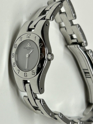Women's Baume Mercier Linea MV045204 Stainless Steel Swiss Quartz 22mm Watch