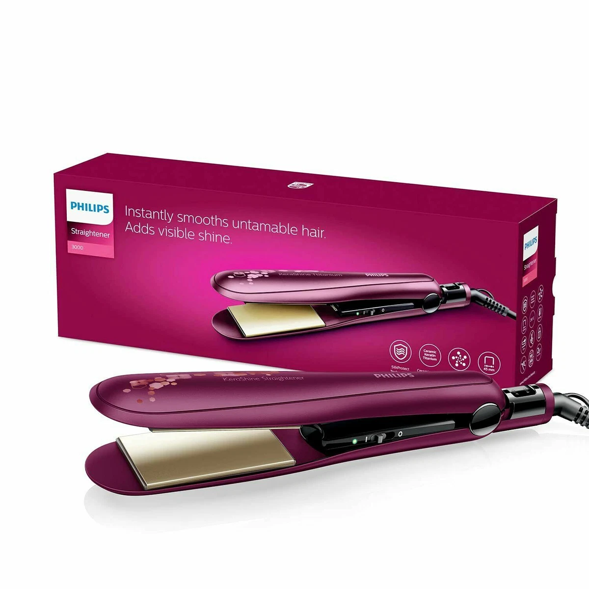 How to use clearance philips kerashine straightener