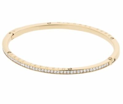 Michael Kors Gold-Tone Haute Hardware Pave Bracelet Stainless MKJ6343710 8807