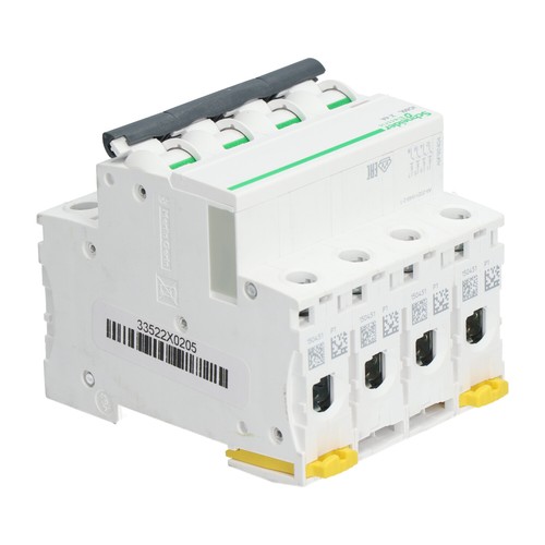 Schneider Electric A9F92404 Acti9 iC60L 4P 4A Z Curve 15kA/100kA MCB New NMP - Picture 5 of 8