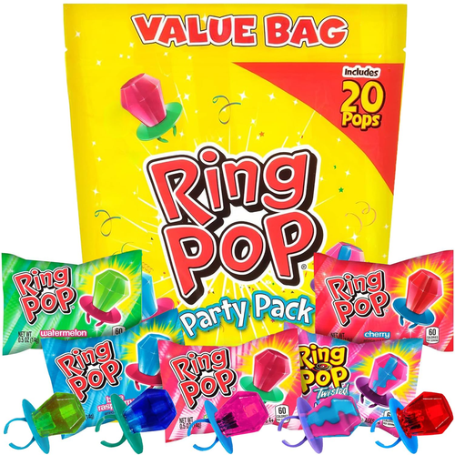 Ring Pop Easter Candy Lollipops, 20 Ct Variety Pack in Assorted Fruity Flavors, - 第 12/12 張圖片