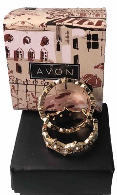 AVON Celestial Spirits Stacking Stars Ring Size 10 NIB