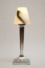 Unusual Chrome Design Table Lamp Nightstand Table Lamp