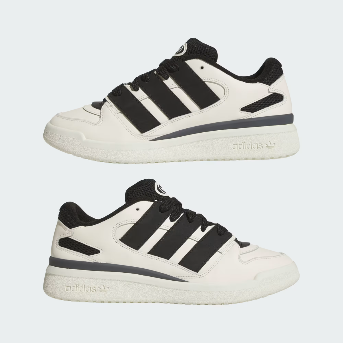 Adidas Originals Forum 2000 Shoes Mens 10 Black Oat Off‎ White Leather NEW Adidas Originals Forum2000 Shoes in Black/Off White | eBay main image 2