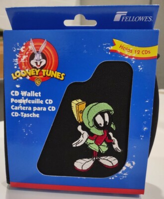 Looney Tunes Marvin the Martian Fellowes CD Wallet Holds 12 CD'S #58064-95 - New