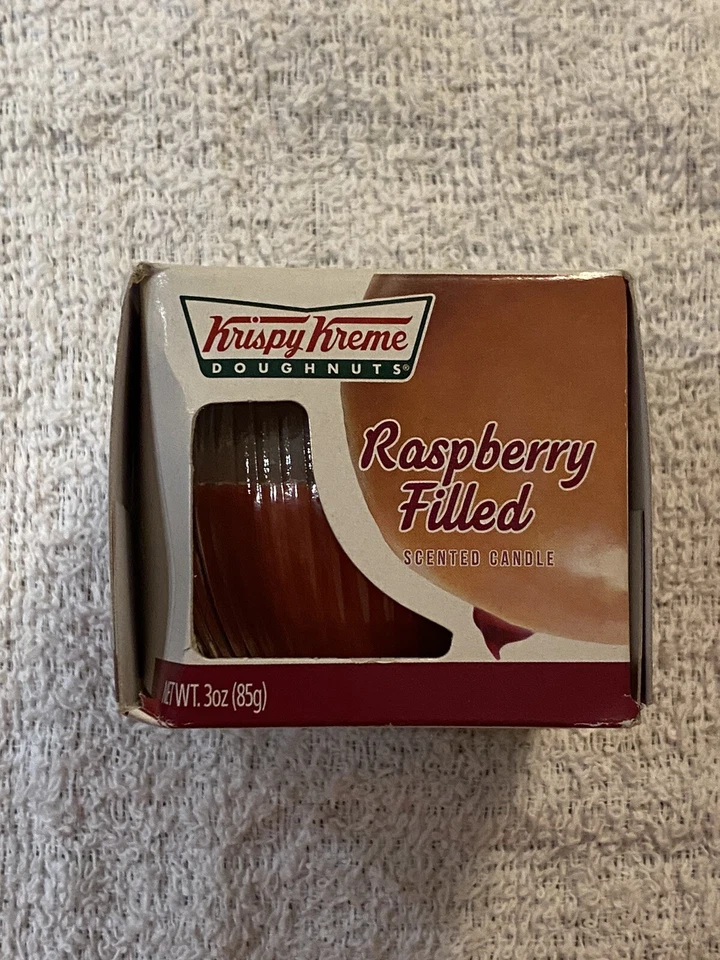 Krispy Kreme Scented Candle 2.75 oz Jar - Raspberry Filled Donut - Image 2 of 4