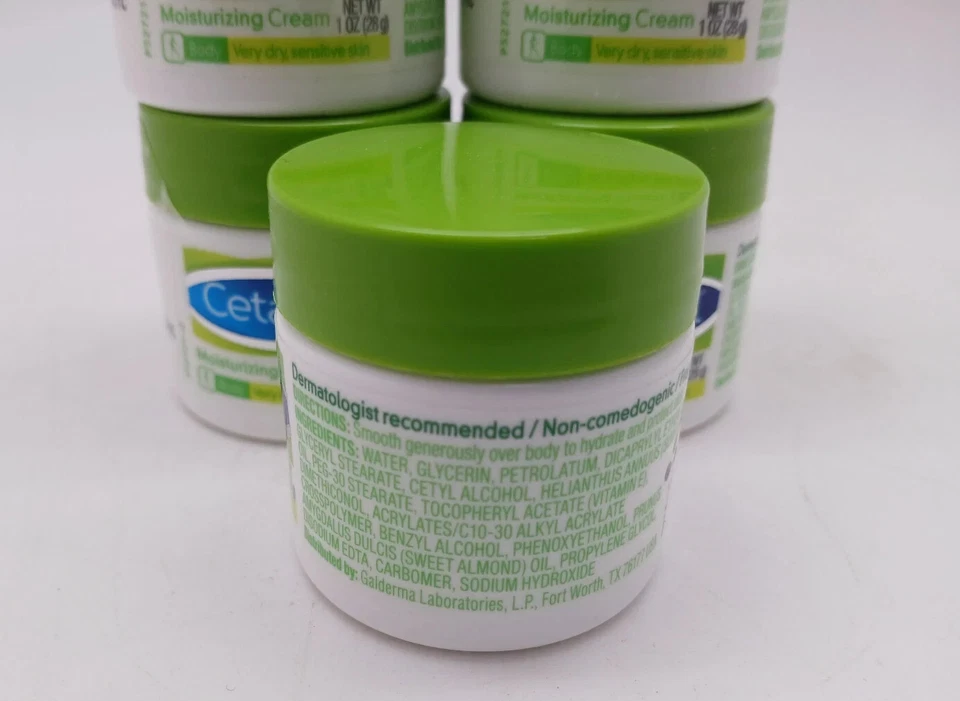 Cetaphil Moisturizing Cream 1 oz Travel Size 12 Pack | For Dry Sensitive Skin - Image 4 of 4