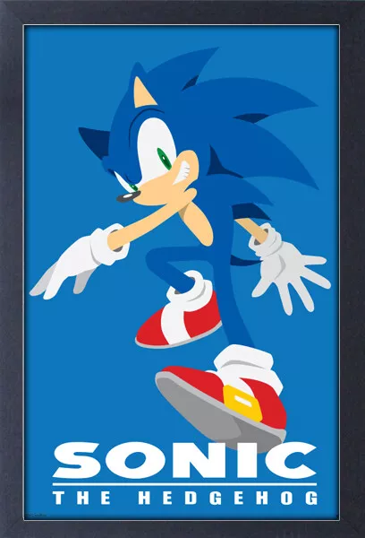 Sonic 2 Character Running Poster – Sega Shop