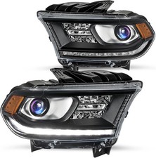 Gruppo faro [con led DRL] per Dodge Durango 2014-2020, modalità alogena di fabbrica