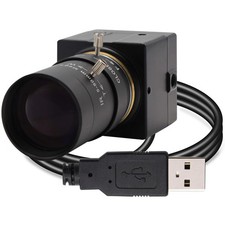 5-50mm Varifocal Lens Webcam 2MP HD 1080P USB Camera - Plug Play for PC