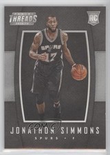 2015-16 Panini Threads Leather Rookies Jonathon Simmons #209 5l1