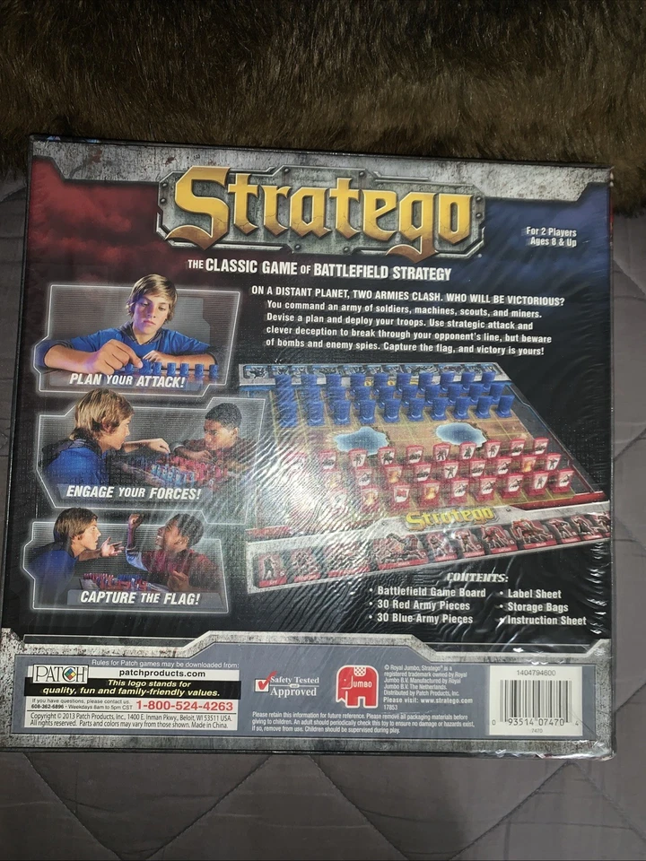 Stratego Board Game Classic Game of Battlefield by Patch - 2013 Brand NEW - Image 2 of 4