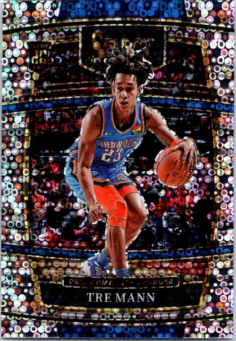 2021-22 Panini Select #36 Tre Mann Disco Prizms