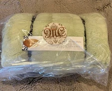 NEW Minky Couture Soft Hugs Mint Green Blanket Adult Size 50”x60”
