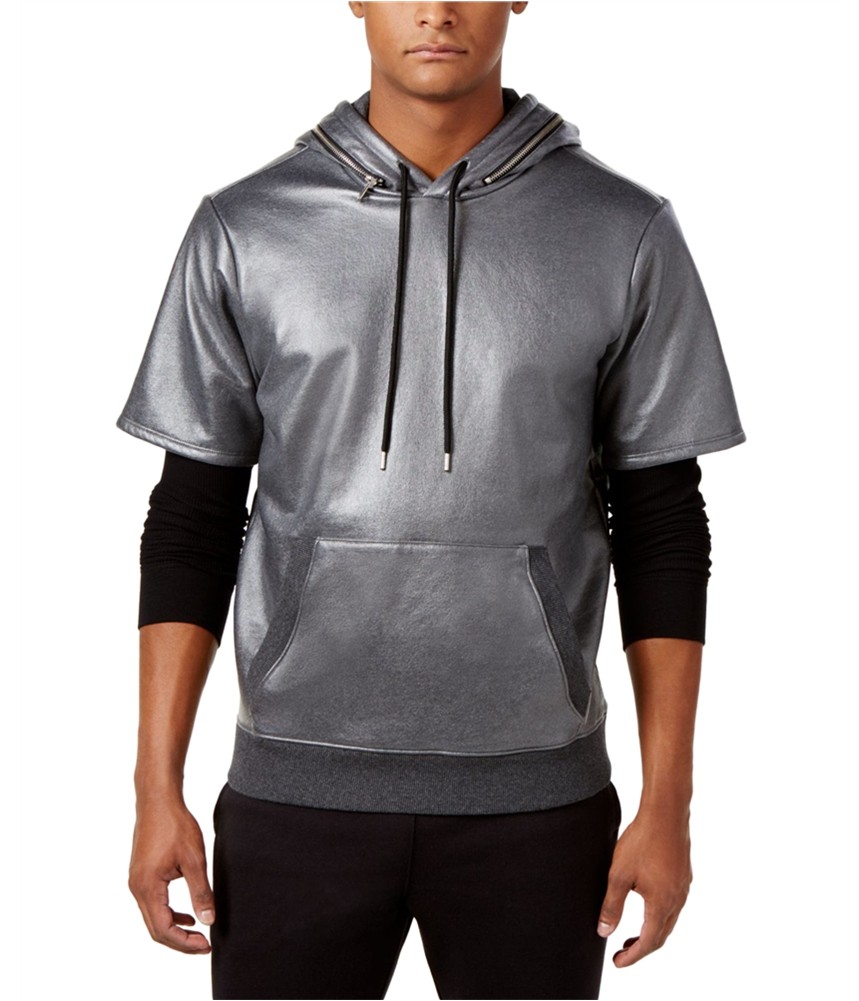 GUESS Mens Logan Thermal Hoodie Sweatshirt 9490₽