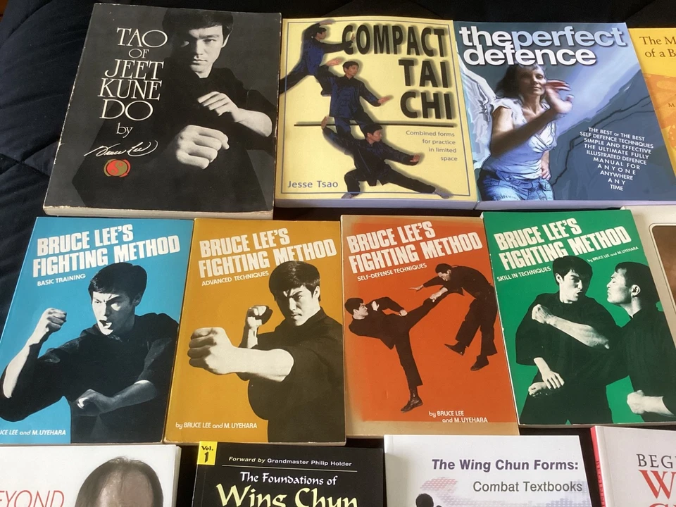 Martial Arts Books Lot of 20, Bruce Lee, Chuck Norris, Wing Chun, + more — 第 2/4 张图片