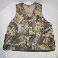 Vtg RANGER Advantage-Timber CAMOUFLAGE LightweightHunting Vest XL, EUC, USA MADE