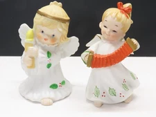 VTG Christmas Assorted Angel Figurines Lot Ceramic 1 Homco D3777
