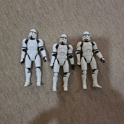 Lot of 3 Star Wars Revenge of the Sith Quick Draw Attack Clone Troopers