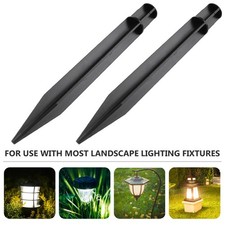 8Pcs Ground Spike Lawn Lamp Holder Corrosion Resistant Landscape Light Plug