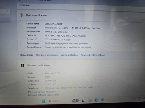 Sony Vaio Laptop in original Box Windows 11 Microsoft Office 365 VPCEA3M1E/V - Picture 6 of 11