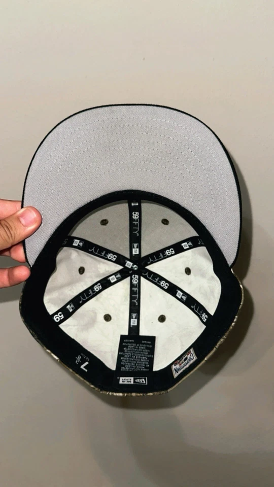 7 3/8 | New Era Houston Astros Real Tree Camo Pro Image America Side Batty - Image 4 of 4