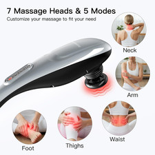 Handheld Deep Tissue Neck Back Electric Massager for Shoulder, Waist, Leg, 37...