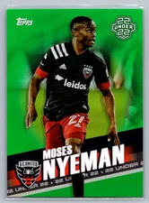 2022 Topps MLS #181 Moses Nyeman Green #/75