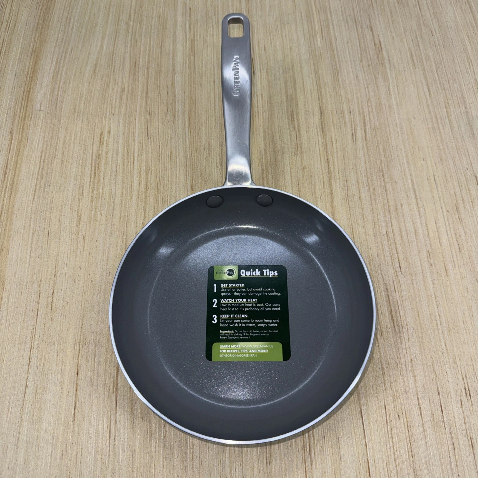 Green Pan, 8in frypan, Ceramic Nonstick New