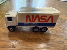 Hot Wheels 1979 NASA Space Shuttle supporto a terra autostradale autotrasportatore vintage