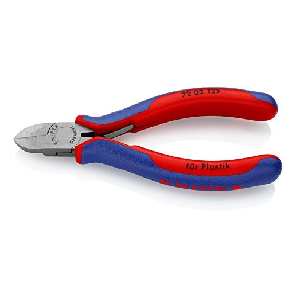 Knipex 72 02 125 Tronchese Laterale per Plastica e Fascette Cablaggio