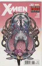 X-Men #32 Marvel Comics 2012 Direct Edition VF/NM Sleeve and Board