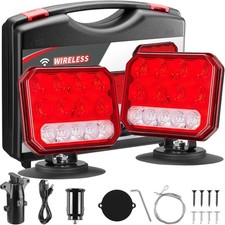 Wireless Magnetic Led Trailer Lights Kit For Truck Rv Boat - Tow Tail Light