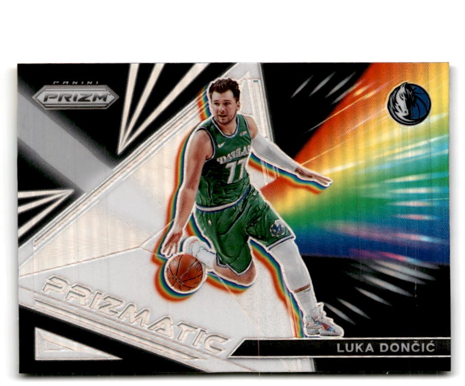 2021-22 Panini Prizm #27 Luka Doncic Prizmatic Prizms Silver