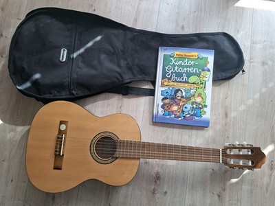 NEU-Set-Gitarre Gewa 1/2 Classica Student Series Guitar mit Tasche und Buch